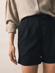 Black/Natural Linen Rich Boy Shorts 2 Pack - Image 9 of 9