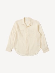 Universal Works Natural Acapulco Weave Work Shirt - Image 1 of 3