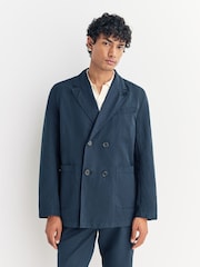 Universal Works Blue Manor Slub Weave Jacket - Image 1 of 6