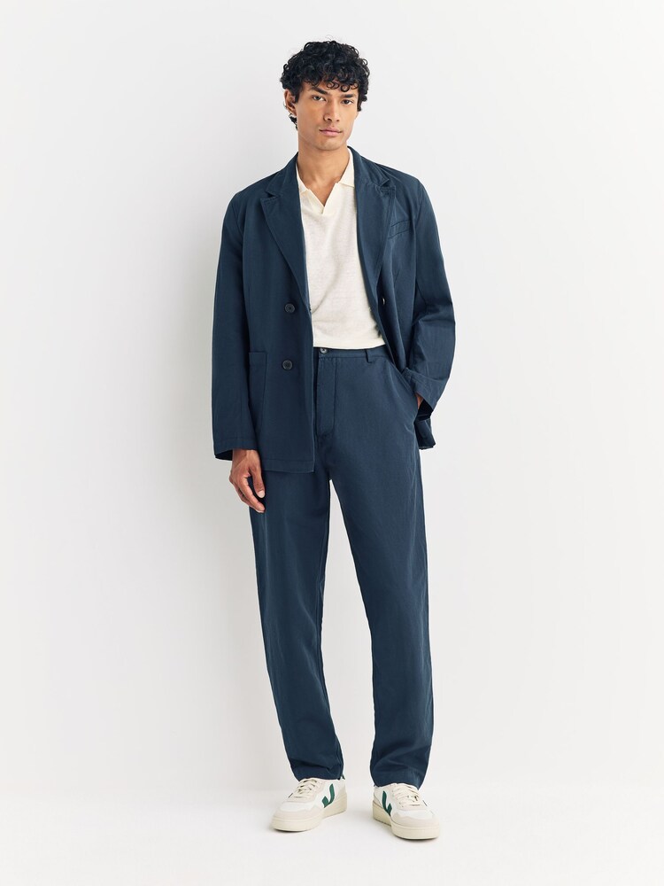 Universal Works Blue Manor Slub Weave Jacket - Image 2 of 6
