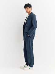 Universal Works Blue Manor Slub Weave Jacket - Image 3 of 6