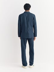 Universal Works Blue Manor Slub Weave Jacket - Image 4 of 6