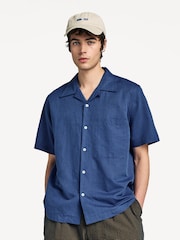 Universal Works Blue Shirtng Camp Shirt - Image 1 of 8