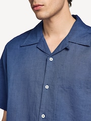Universal Works Blue Shirtng Camp Shirt - Image 5 of 8