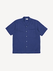 Universal Works Blue Shirtng Camp Shirt - Image 6 of 8