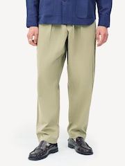 Universal Works Blue Travail Linen Overshirt - Image 3 of 8