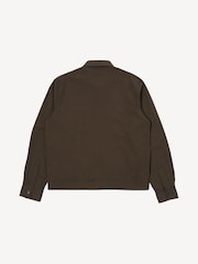 Universal Works Blue Check Seersucker Zip Uniform Jacket - Image 2 of 3