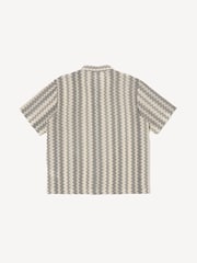 Universal Works Grey Lattice Road Shirt - Image 7 of 8