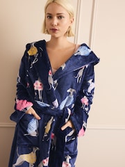 Mornarica - Whippet Character Print Robe - Slika 5 iz 9