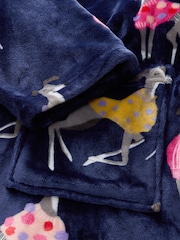 Mornarica - Whippet Character Print Robe - Slika 8 iz 9