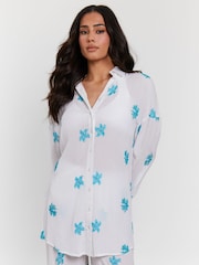 South Beach Embroidered Long Sleeve Shirt - Imagen 6 de 6