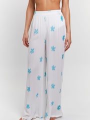 South Beach Embroidered Beach Trousers - Imagen 4 de 5