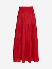 South Beach Maxi-rok van 100% katoen met geplooide taille - Image 5 of 5