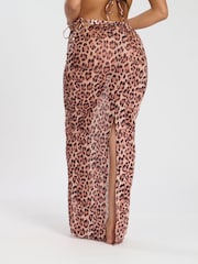 South Beach Printed Mesh Maxi Skirt - Image 4 of 5