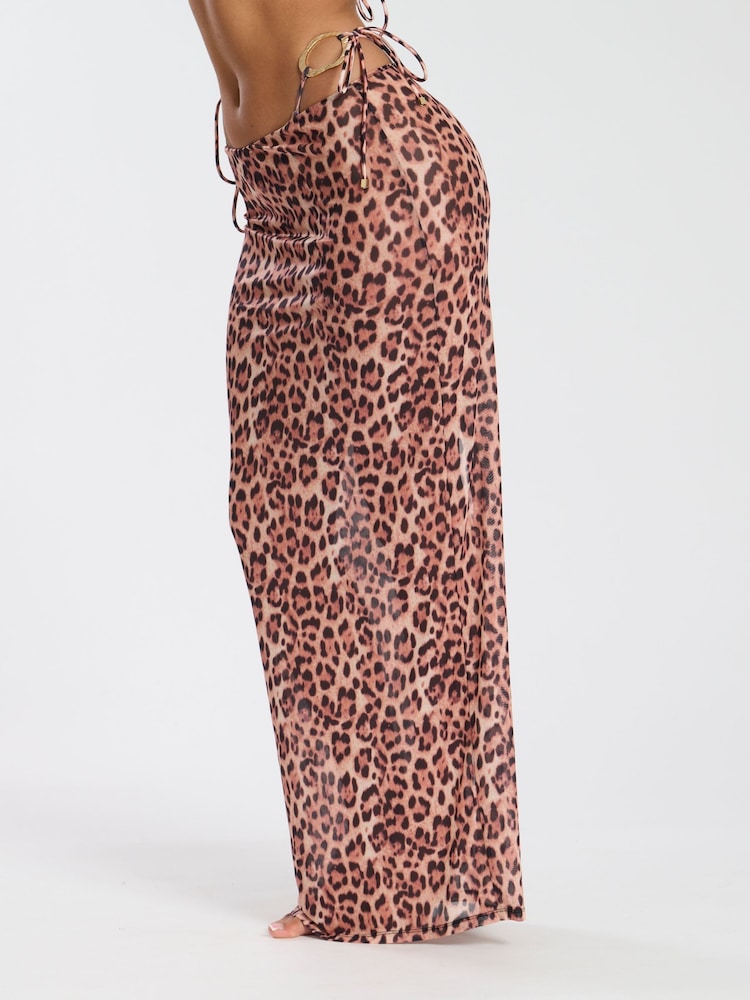 South Beach Printed Mesh Maxi Skirt - Image 5 of 5