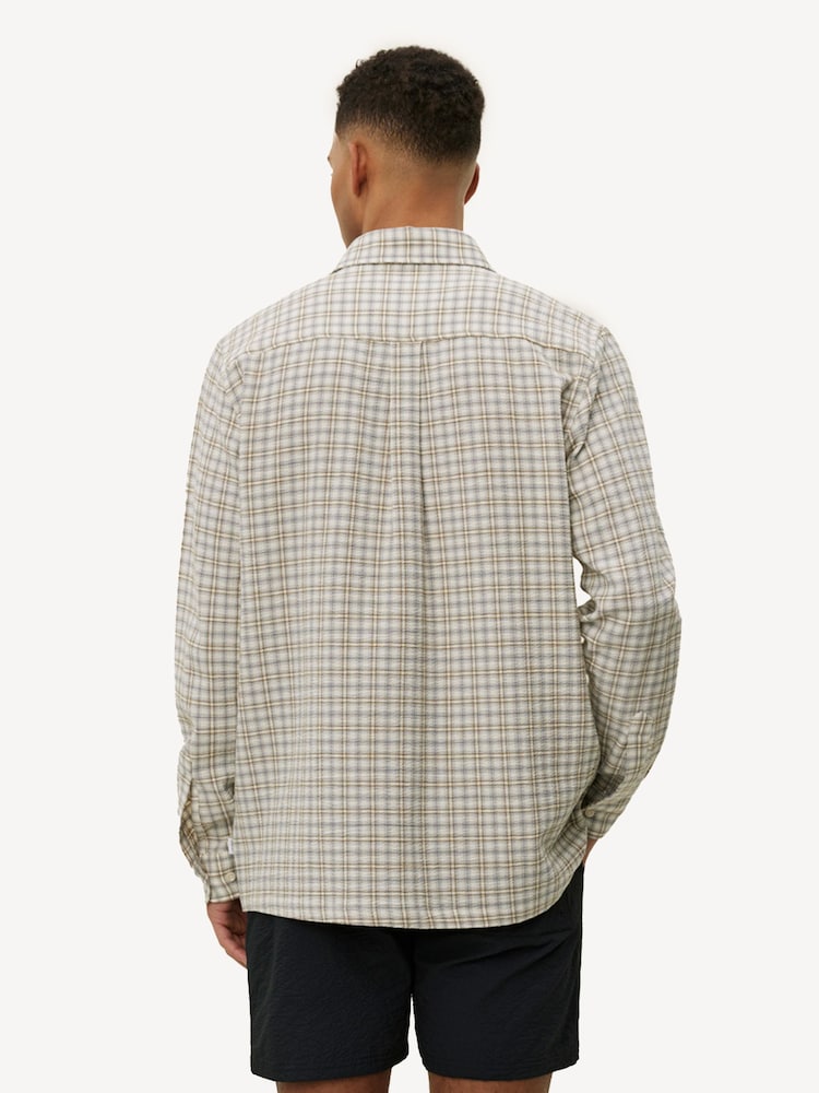 Les Deux White John Check Shirt - Image 2 of 7