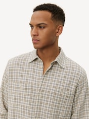 Les Deux White John Check Shirt - Image 5 of 7