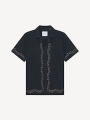Les Deux Black Lesley Embroidery Shirt - Image 8 of 9
