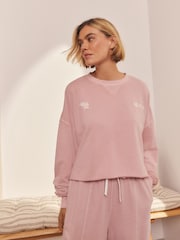 Pink Cropped Sweatshirt - Image 4 of 10
