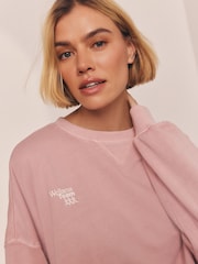 Pink Cropped Sweatshirt - Image 5 of 10