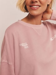 Pink Cropped Sweatshirt - Image 6 of 10