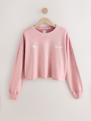 Pink Cropped Sweatshirt - Image 7 of 10