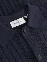 Les Deux Blue Floyd Linen Knitted Shirt - Image 10 of 11