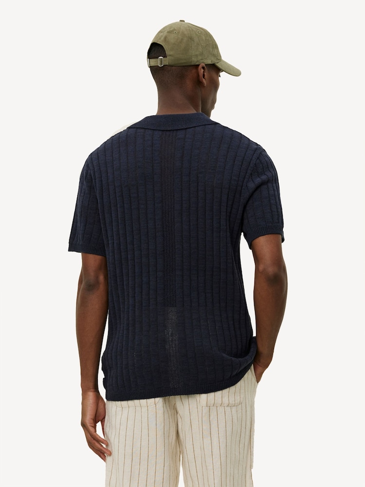 Les Deux Blue Floyd Linen Knitted Shirt - Image 2 of 11