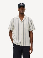 Les Deux White Lukas Check Dobby Shirt - Image 1 of 6