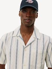 Les Deux White Lukas Check Dobby Shirt - Image 4 of 6