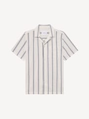 Les Deux White Lukas Check Dobby Shirt - Image 5 of 6