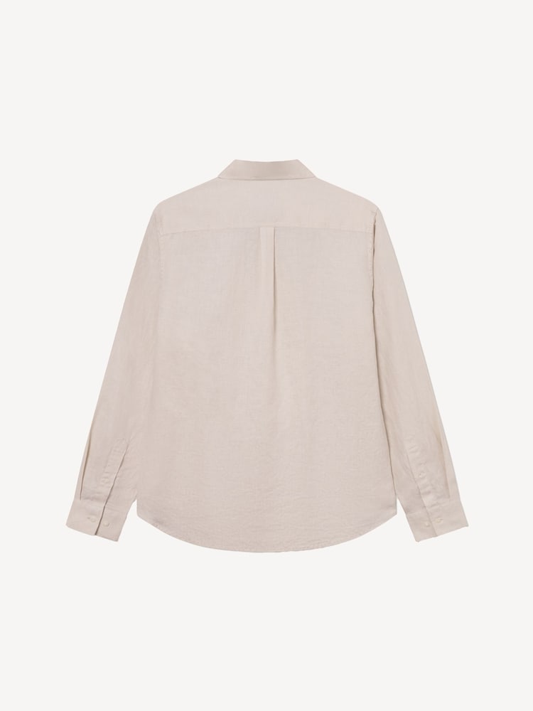Les Deux Cream Konrad Linen Shirt - Image 5 of 5