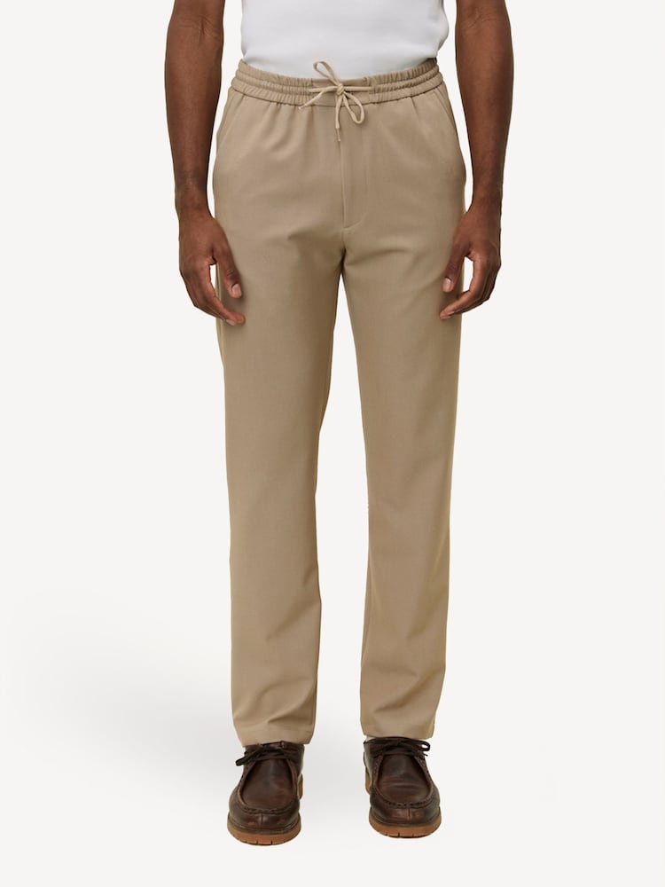 Les Deux Natural Como Light Tapered Trousers - Image 1 of 5 Les Deux Natural Como Light Tapered Trousers - Image 1 of 5