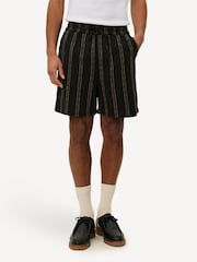 Les Deux Black Harry Check Dobby Shorts - Image 1 of 4