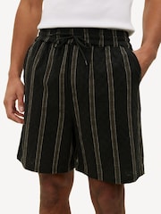 Les Deux Black Harry Check Dobby Shorts - Image 2 of 4