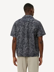 Les Deux Blue Lesley Dancing Jacquard Shirt - Image 2 of 5
