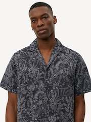 Les Deux Blue Lesley Dancing Jacquard Shirt - Image 3 of 5