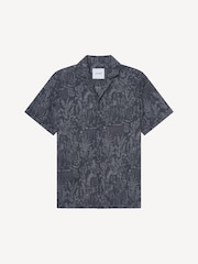 Les Deux Blue Lesley Dancing Jacquard Shirt - Image 4 of 5