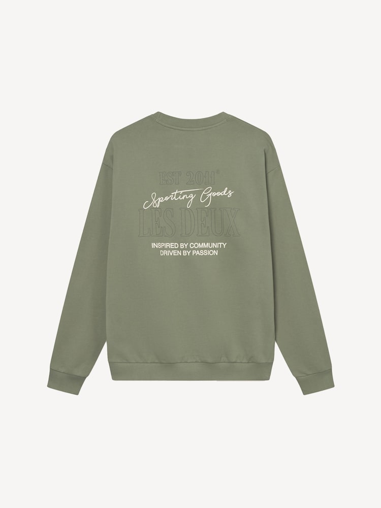 Les Deux Green Allen Sweatshirt - Image 6 of 6