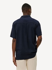 Les Deux Blue Charlie Stripe Structure Shirt - Image 2 of 3