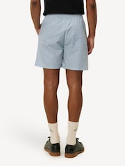 Les Deux Blue Stan Stripe Seersucker Swim Shorts - Image 2 of 5