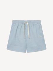 Les Deux Blue Stan Stripe Seersucker Swim Shorts - Image 4 of 5