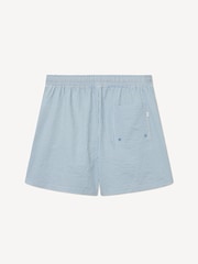 Les Deux Blue Stan Stripe Seersucker Swim Shorts - Image 5 of 5