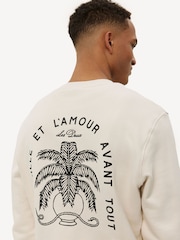 Les Deux White Diaz Sweatshirt - Image 8 of 8