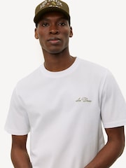 Les Deux White Wild Flower Print T-Shirt - Image 3 of 5
