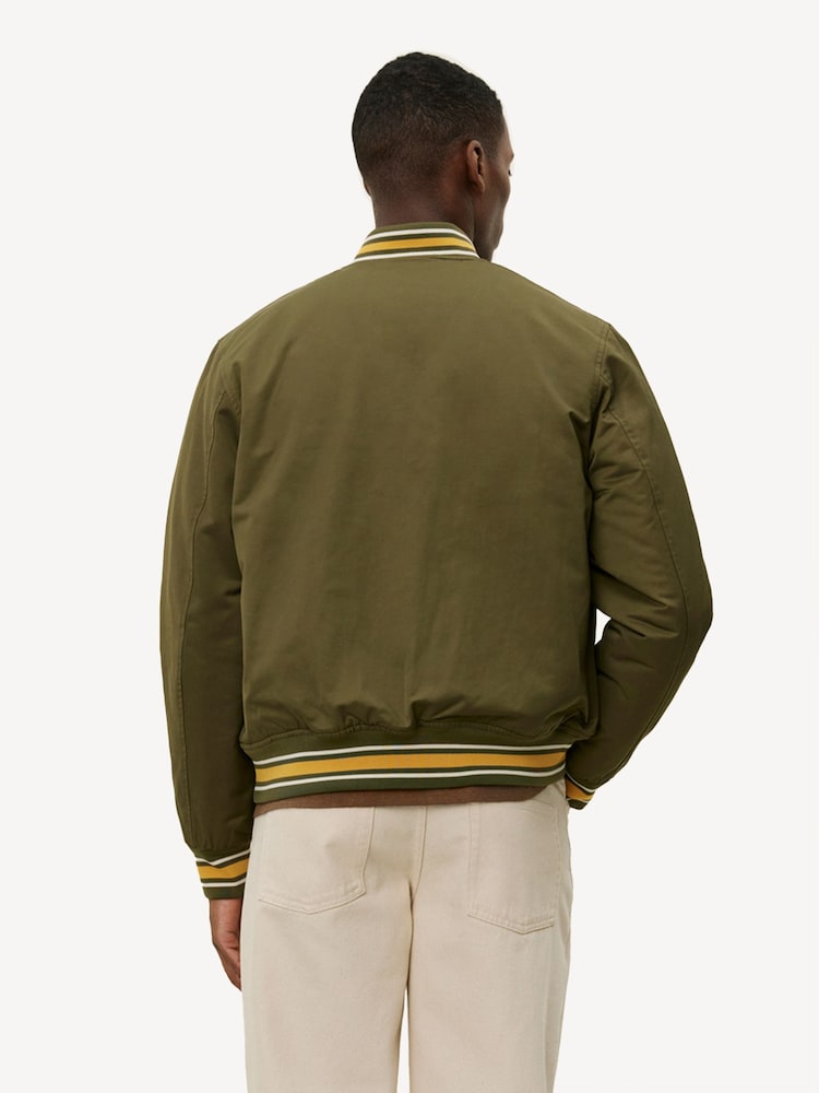 Les Deux Green Les Deux Tech Varsity Jacket - Image 2 of 6 Les Deux Green Les Deux Tech Varsity Jacket - Image 2 of 6