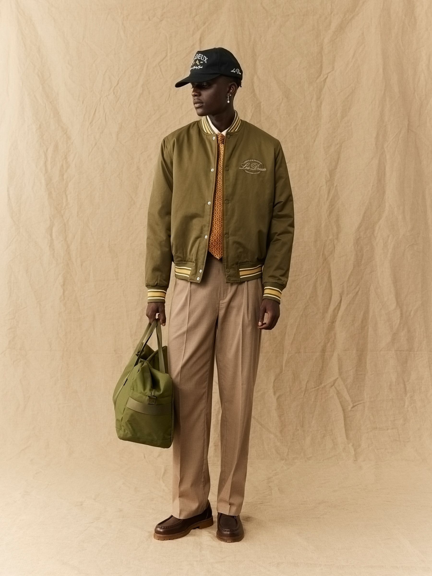 Buy Les Deux Green Tech Varsity Jacket from Next South Africa