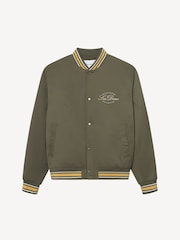 Les Deux Green Les Deux Tech Varsity Jacket - Image 4 of 6