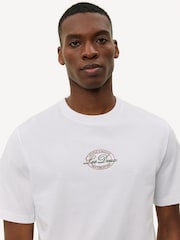 Les Deux White Glen T-Shirt - Image 3 of 5