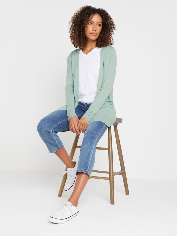 M&Co Green Longline Cardigan - Image 1 of 5